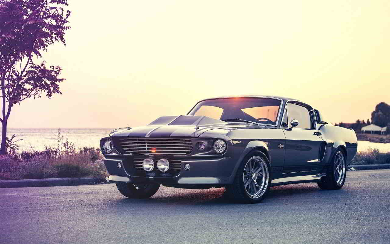 Mustang old muscle car wallpaper