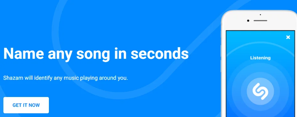 find name of the song using shazam